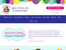 Tablet Screenshot of healthygrins.com